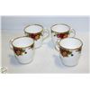 Image 1 : 4 ROYAL ALBERT - OLD COUNTRY ROSES MUGS