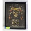 Image 1 : FRAMED GNR PRINT - 11" X 17"