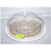 Image 1 : CAKE DISPLAY WHITE CLEAR LID