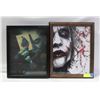 Image 1 : (2) FRAMED JOKER PRINTS - 11" X 17"