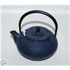 Image 1 : BLUE CAST IRON JAPANESE TEAPOT