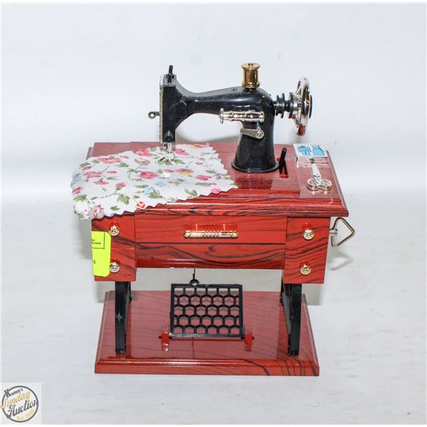 SEWING MACHINE MUSIC BOX