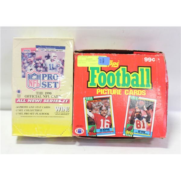 BOXED SET OF 1990 TOPPS FOORLTBALL