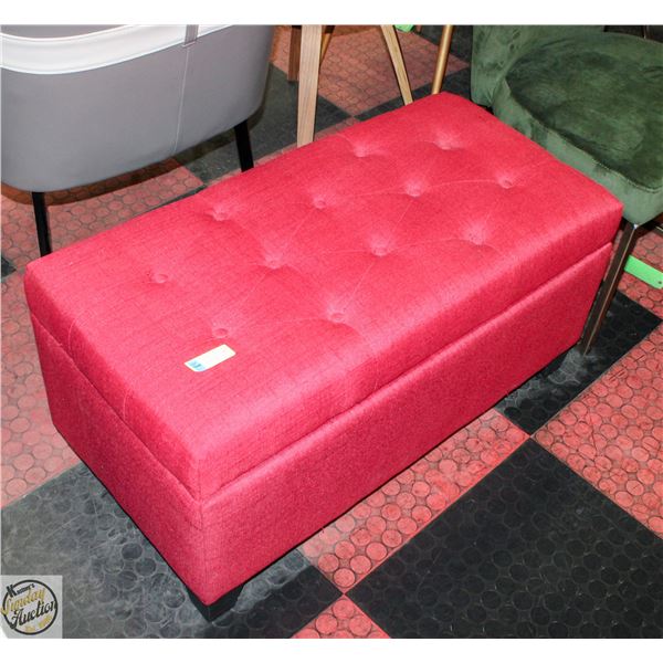 RED STORAGE TRUNK
