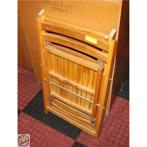 WOOD FOLDING CHAIRS