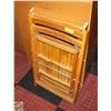 Image 1 : WOOD FOLDING CHAIRS