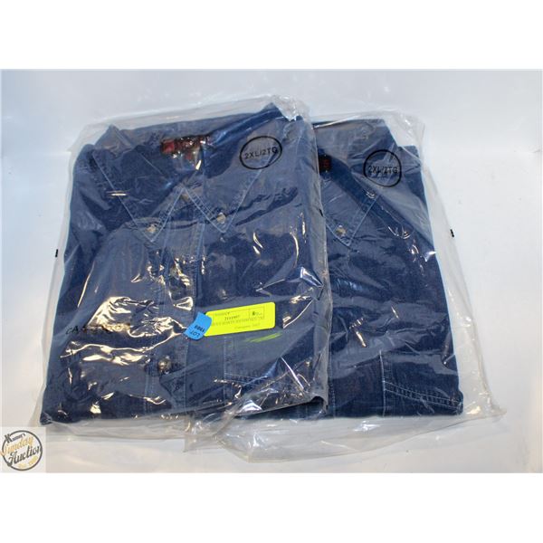 NEW MEN'S SHIRTS 2DENIM SIZE 2XL