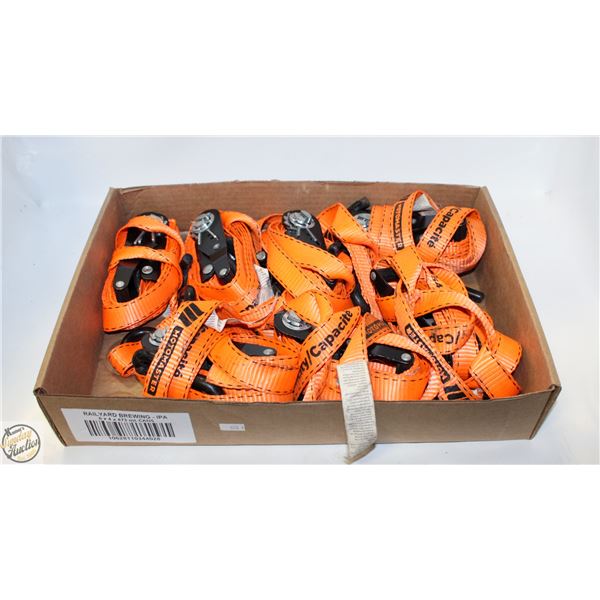 FLAT OF 100LB RATCHET STRAPS