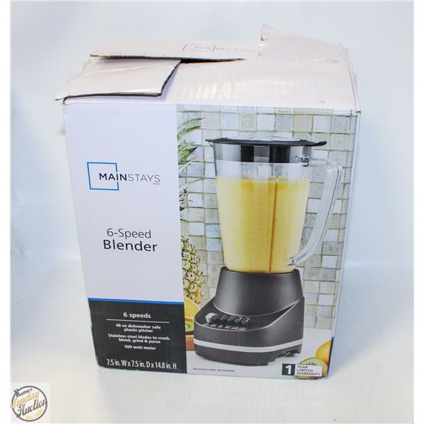 NEW SEALED 6 SPEED BLENDER