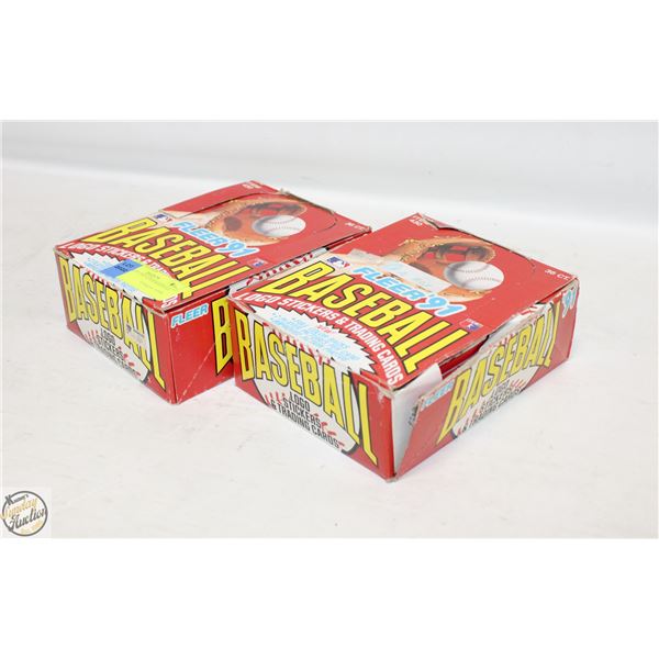 (2) SETS OF 1991 FLEER BASEBALL CARDS