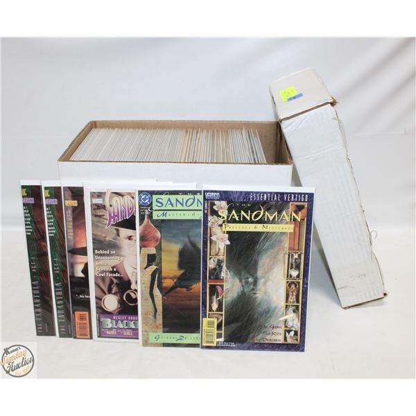 SHORT BOX OF DC SANDMAN COMICS