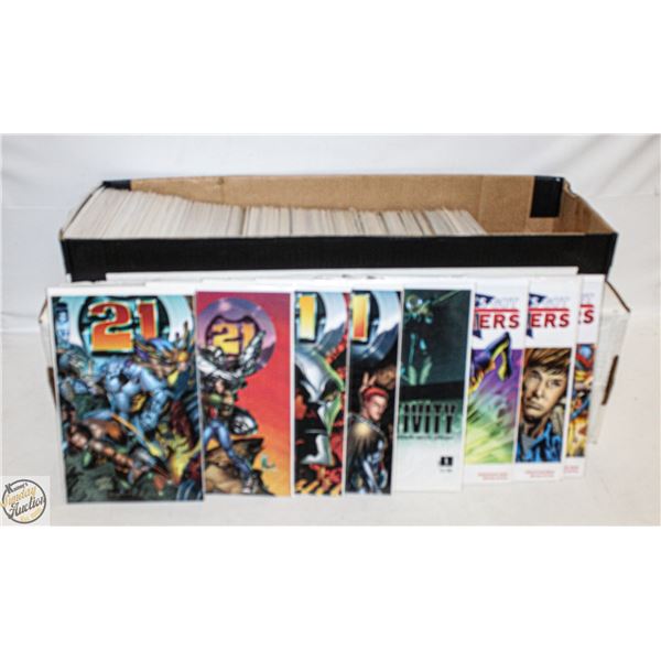 LONG BOX OF IMAGE COMICS. ALL BAGGED