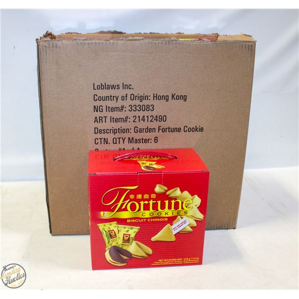 CASE OF INDIVIDUALLY WRAPPED FORTUNE COOKIES