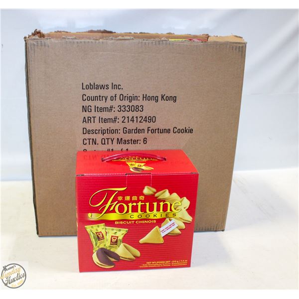 CASE OF INDIVIDUALLY WRAPPED FORTUNE COOKIES