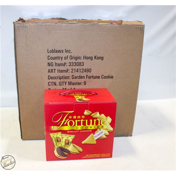 CASE OF INDIVIDUALLY WRAPPED FORTUNE COOKIES
