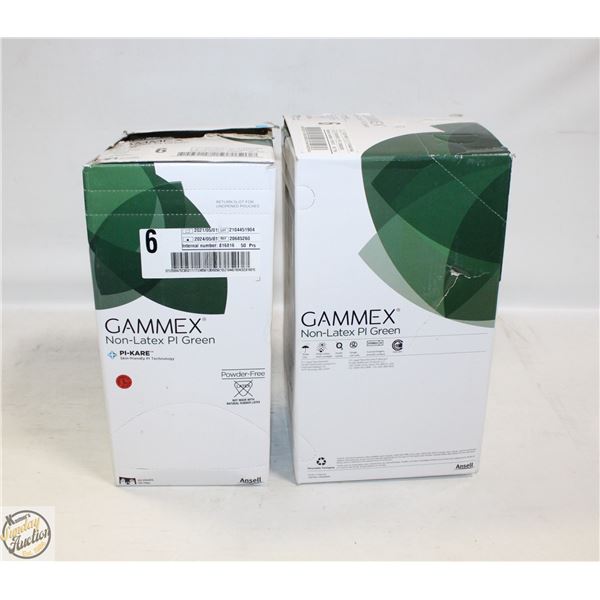 2 BOXES OF NON-LATEX GLOVES