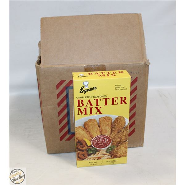 CASE OF 10 BOXES OF BATTER MIX FOR FISH+CHICKEN