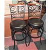 Image 1 : 2 SWIVEL BAR STOOLS
