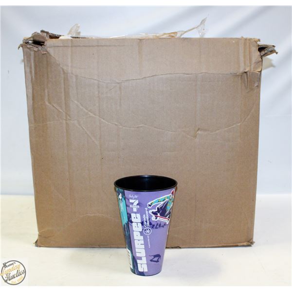 CASE OF 200 REUSABLE SLURPEE CUPS SKATEBOARD THEME