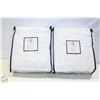 Image 1 : 2 QUILTED DOUBLE FEATHER MATTRESS PROTECTORS