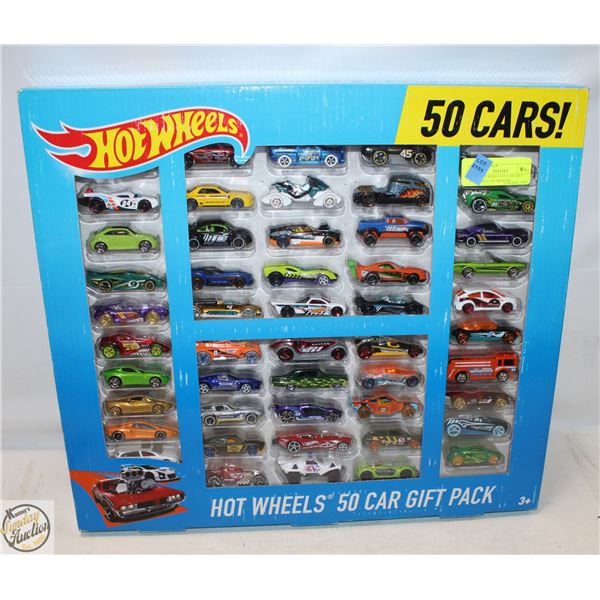 NEW HOT WHEELS 50 CAR GIFT PACK YELLOW SKYLINE