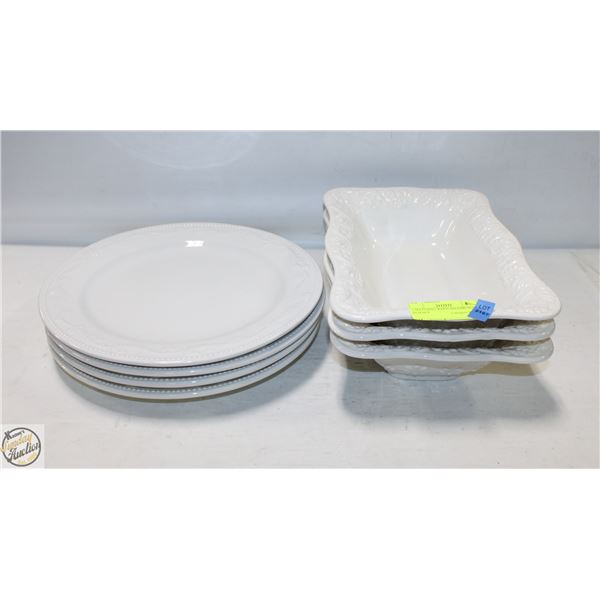 3 MATCHING WHITE BIZZIRRI MADE IN ITALY
