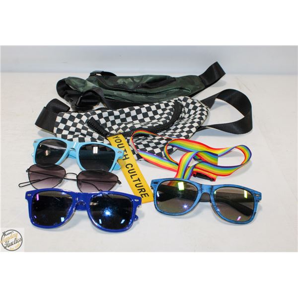 PAIR OF YOUTH CULTURE FANNY PACKS +