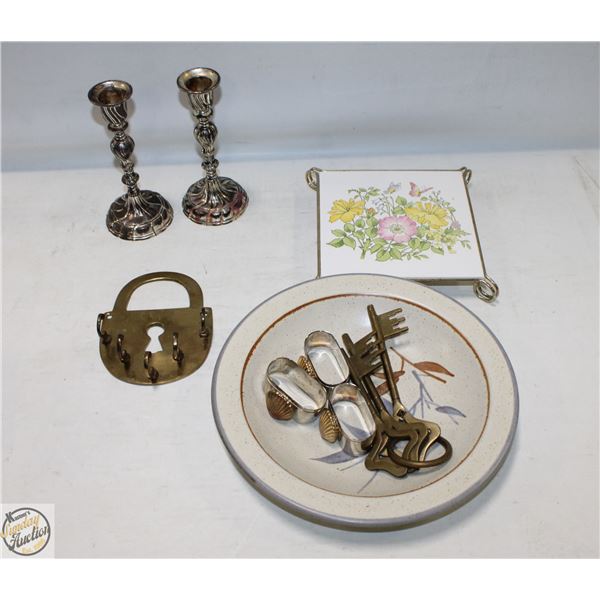 SOLID BRASS WALL HOOK + SOLID BRASS