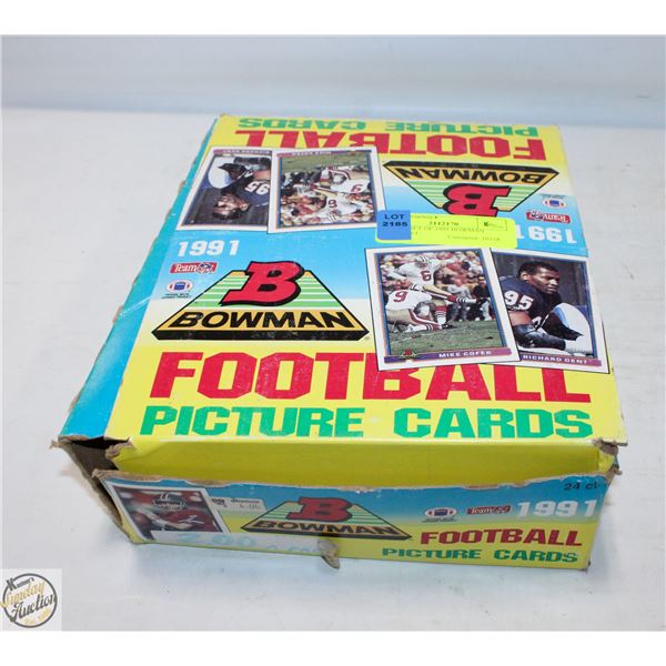 BOXED SET OF 1991 BOWMAN FOOTBALL