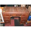 Image 1 : ANTIQUE WOODEN DRESSER/DESK 7 DRAWERS