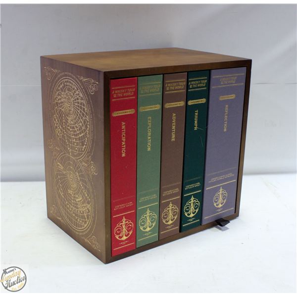 ESTATE DECOR BOXES EMPTY SOLID WOOD WITH WORLD-
