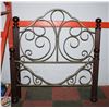 Image 1 : METAL ART DECO HEAD BOARD AND FOOTBOARD