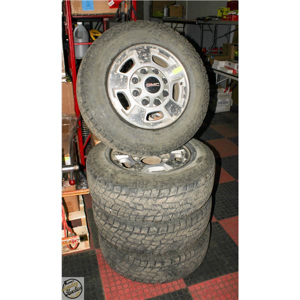 SET OF 4 HERCULES TERRA TRAC AT2 M+S TIRES WITH