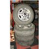 SET OF 4 HERCULES TERRA TRAC AT2 M+S TIRES WITH