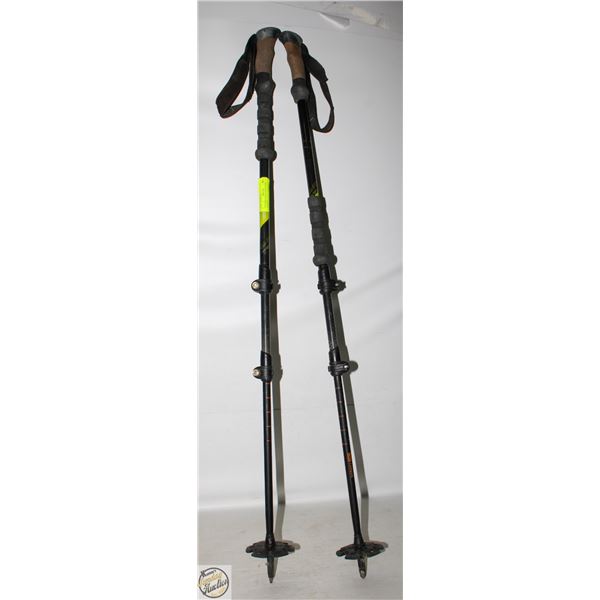 WALKING POLES WITH SNOW BASKETS