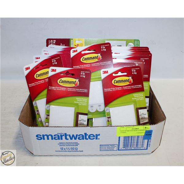 LOT OF BRAND NEW COMMAND STRIPS