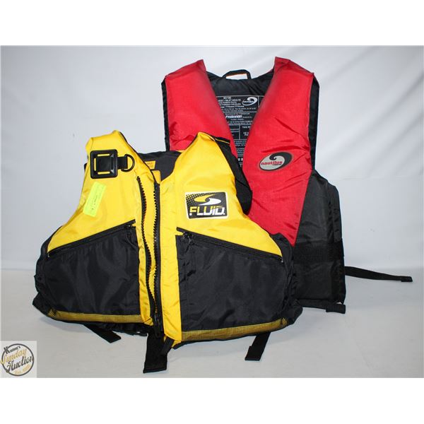 2 LIFE JACKETS (ONE IS NEW)