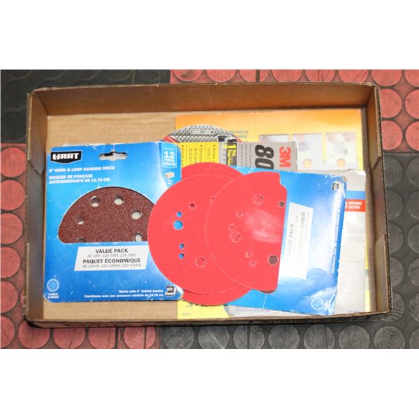 FLAT OF SANDING PAPER