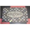 Image 1 : HEAVY RUBBER WELCOME MAT STONE PATTERN