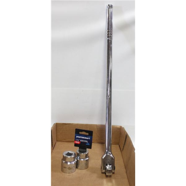 MASTERCRAFT 3/4 INCH HD DRIVE BAR WITH 1-3/8 &