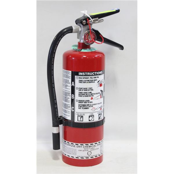 FULLY CHARGED FIRE EXTINGUISHER