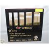 Image 1 : TOP WORKS 10PCS PAINT BRUSH SET