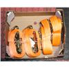 Image 1 : FLAT OF 4 NEW RATCHET STRAPS (3500KG)