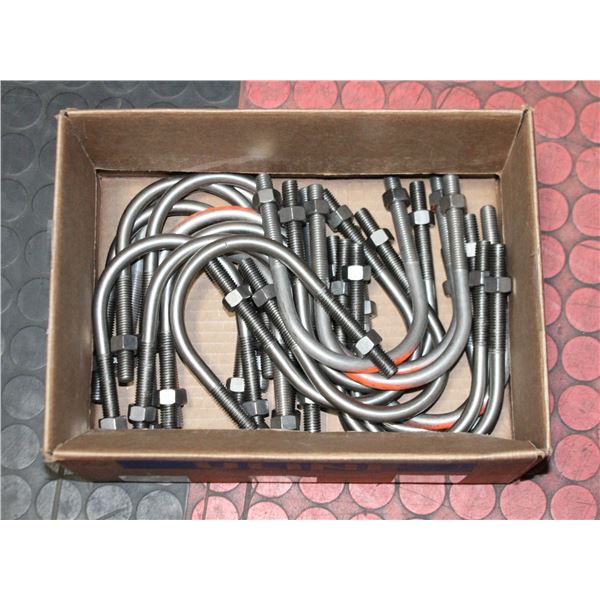 BOX OF 4'' SS U-BOLTS (20PCS)