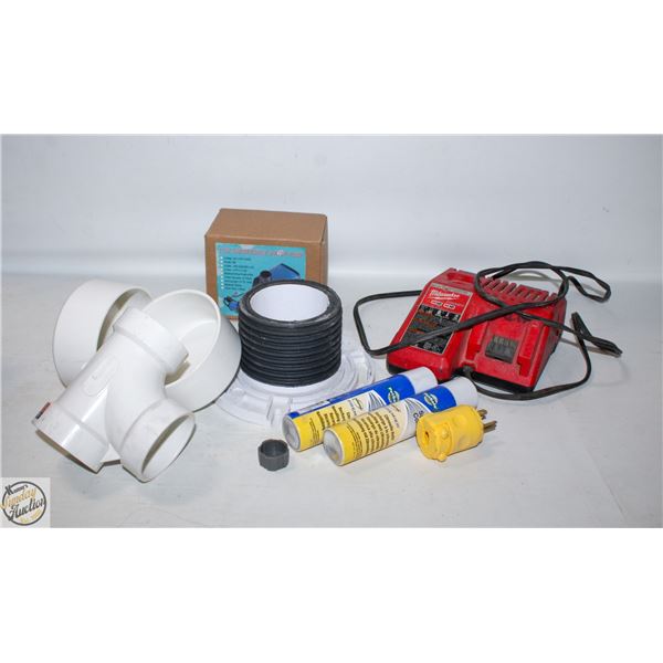 MILWAUKEE M12 CHARGER WITH PLUMBING