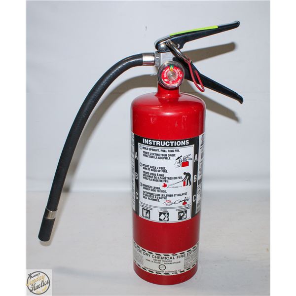 FULLY CHARGED FIRE EXTINGUISHER