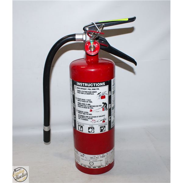 FULLY CHARGED FIRE EXTINGUISHER