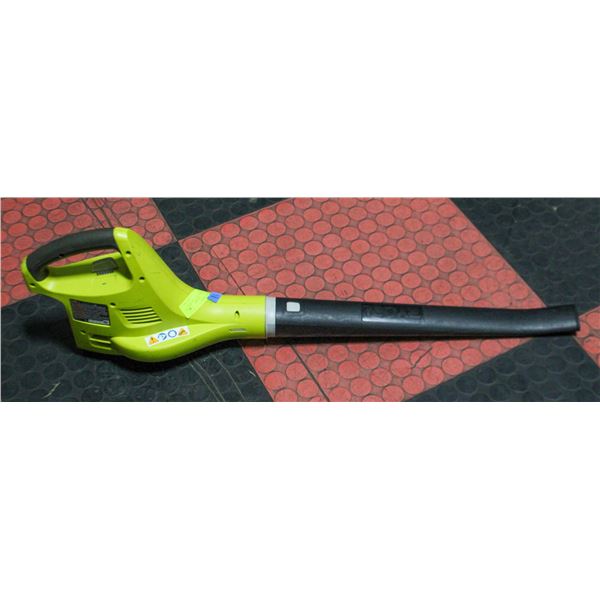 RYOBI 18V CORDLESS BLOWER TOOL
