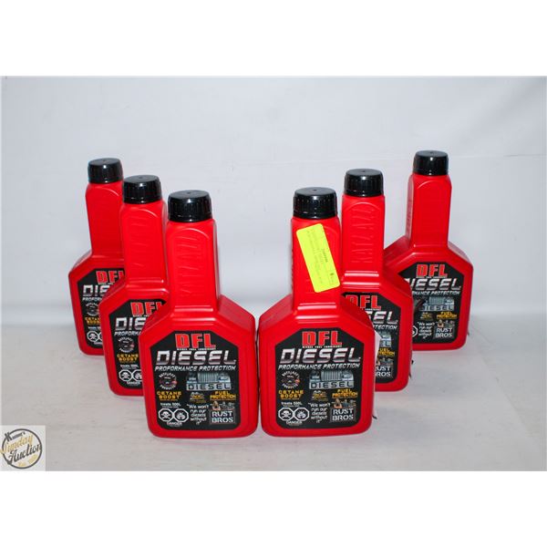 6 BOTTLES DFL DIESEL PERFORMANCE ADDITIVE