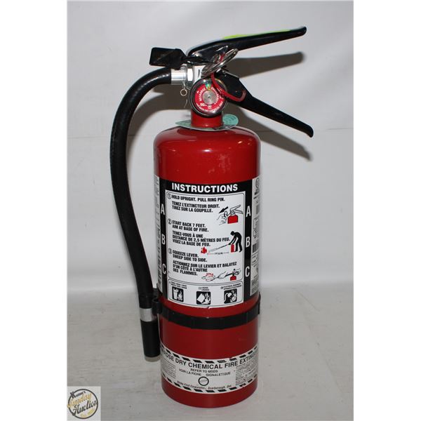 FULLY CHARGED FIRE EXTINGUISHER